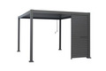 Sidepanel til pergola m/lameller - Outfit